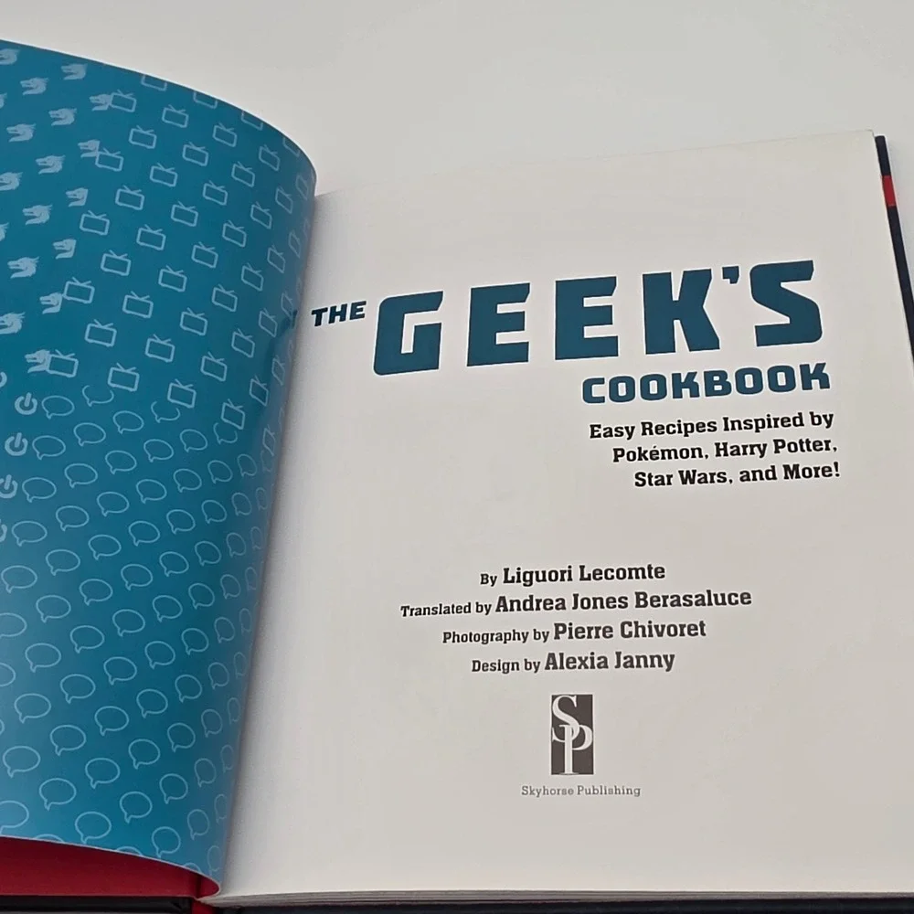 The Geek's Cookbook Hardcover Pop Culture Recipes Star Wars Harry Potter Pokemon